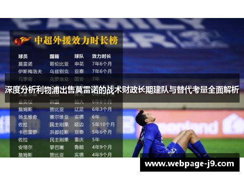 深度分析利物浦出售莫雷诺的战术财政长期建队与替代考量全面解析